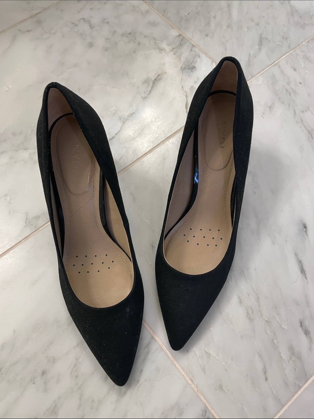 Women's Black Pointed Toe Heels